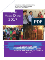 Buku Program Hostel Annual Dinner 2017