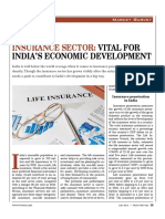 Insurance Sector:: Vital For India'S Economic Development