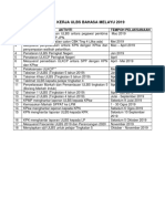 Jadual Kerja