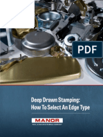 Selecting the Right Edge Type for Deep Drawn Stamping