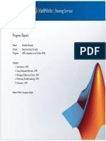 Progress Report: Name: Koushik Mondal Course: Deep Learning Onramp Progress: 100% Complete (As of 04-Mar-2019) Chapters