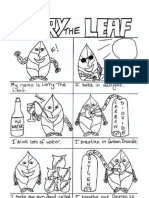 larry the leaf coloring page