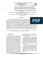 Traffic Surveillance System For Vehicle Detection Using Discrete Wavelet Transform