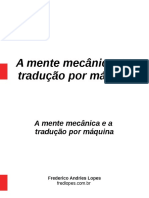 A mente mecânica e a tradução