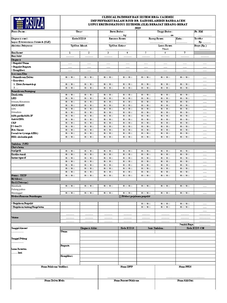 Pathway SLE dan Kode Diagnosis SLE | PDF