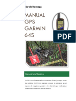 Manual GPS Garmin 64s: Guía rápida de configuración y uso