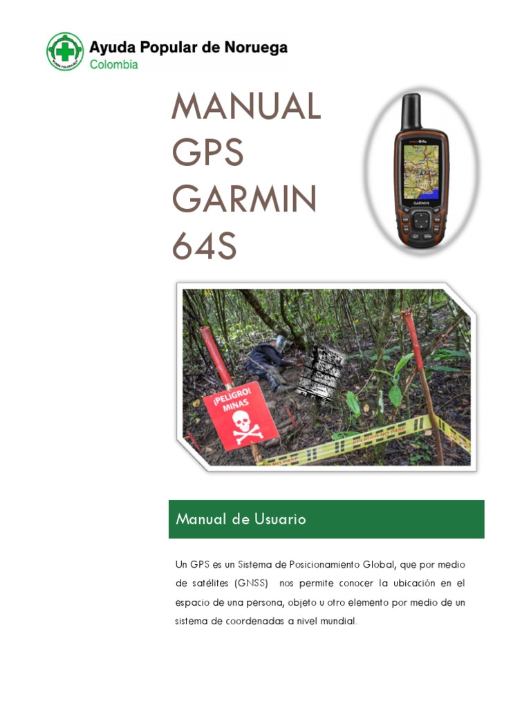 MANUAL GPS GARMIN 64s PDF | PDF | Sistema de