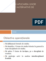 ROSE - Definirea Şi Aplicarea Unor Modalităţi Alternative de Studiu - 16.02.2019 - CO