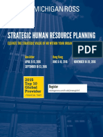 Strategic Human Resource Planning: Executive Education