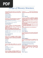 Design of Masonry Structures