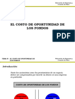 Tema V - El Costo de Oportunidad de Los Fondos (B&W)