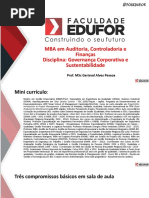  Governança Corporativa e Sustentabilidade