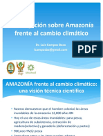Investigacion Sobre Amazonia Frente Al Cambio Climatico Campos Baca