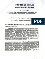 Aprendizaje situado - Participación periférica legítima.pdf