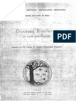 Dioceses brasileiras e suas paróquias