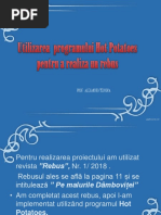 Utilizarea programului Hot Potatoes pentru  crearea de rebusuri online