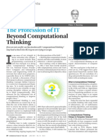 The Profession of It: Beyond Computational Thinking