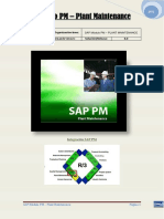 SAP Módulo PM - Plant Maintenance