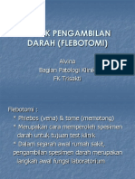 Teknik Pengambilan Darah Flebotomi