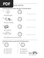 Chapter Test, Form 1A: (On Level)