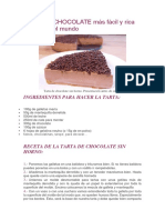 La Tarta de CHOCOLATE Más Fácil y Rica de Hacer Del Mundo