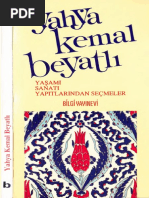 Yahya Kemal Beyatlı - Yaşamı Sanatı Yapıtlarından Seçmeler - Bilgi Yay-1992-Cs PDF