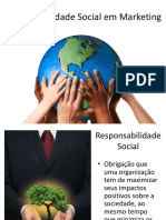 Responsabilidade Social em Marketing