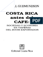 Costa Rica Antes Del Cafe. Lowell Gudmundson - PDF OCR 1 PDF