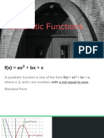 Quadratic Functions