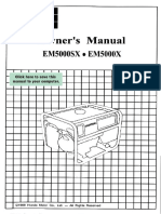 Honda Generator Manual Title