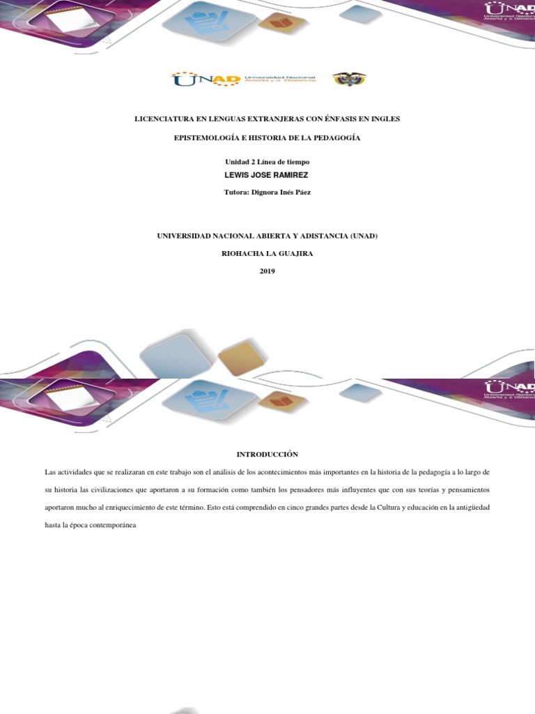 Linea de Tiempo Lewis | Descargar gratis PDF | Pedagogía | Maestros