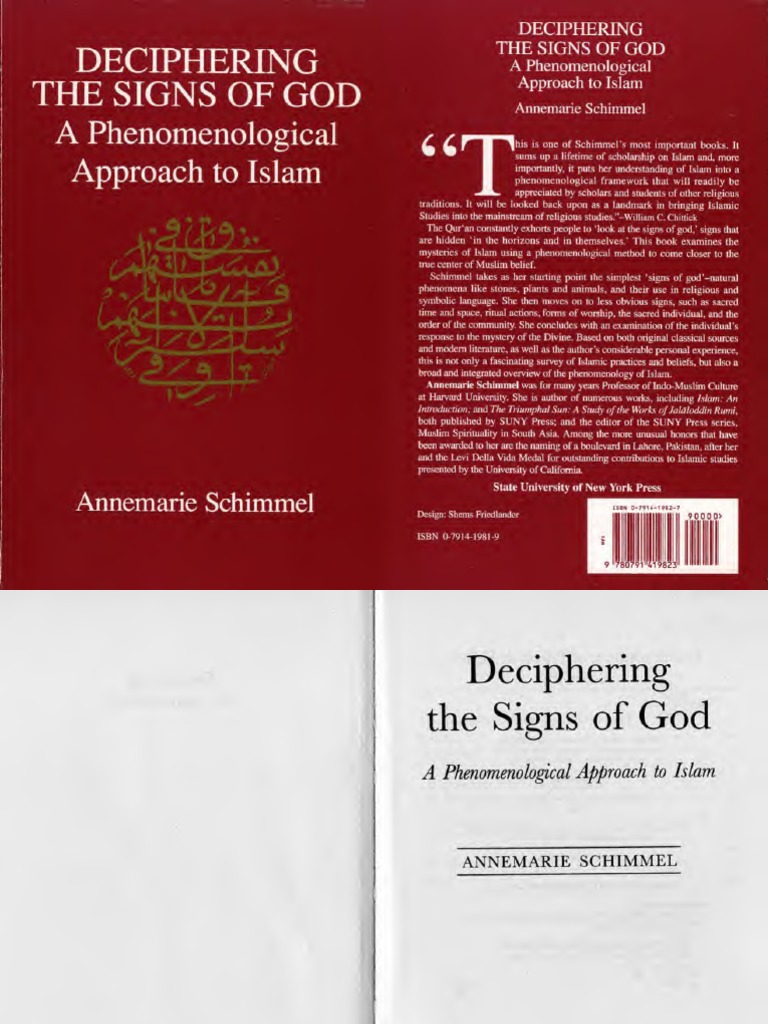 Schimmel Deciphering The Signs Phenomenological Approach Text Quran Islam