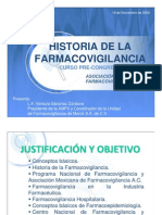 Historia de La Farmacovigilancia