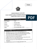 Soal Latihan UAMBN-UAM Fikih MA Plus Kunci Jawaban PDF