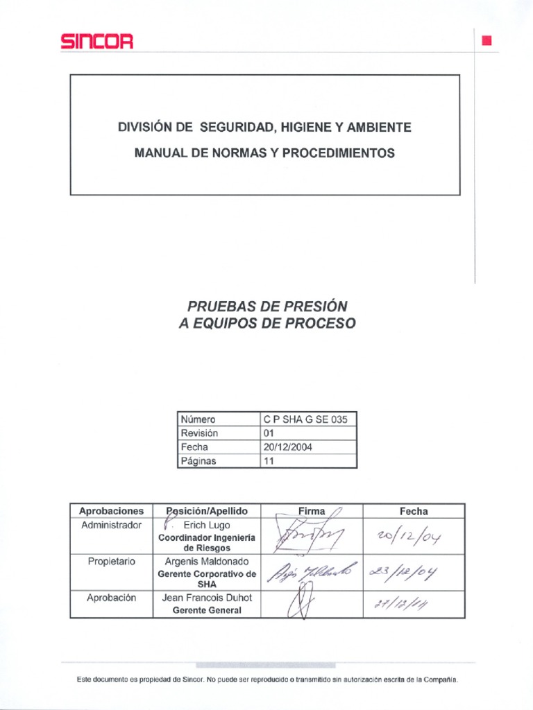 Pruebas de Presion | PDF | Presión | Gases