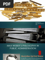 Max Weber's Bureaucratic Management Theory | PDF | Bureaucracy | Max Weber