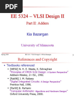 EE 5324 - VLSI Design II