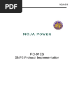 NOJA-519-10 DNP3 Protocol Implementation