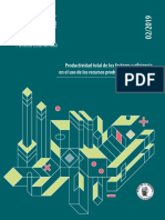 Productividad Total de Los Factoresbanrep Enero 2019 PDF