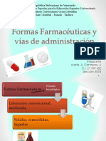 Formas Farmacéuticas y Vías de Administración