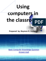 Using Computers in The Classroom