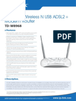 TD-W8968 V3 Datasheet PDF