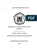 Laporan Praktikum Teknik Digital Praktik PDF