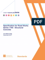 Road Concrete Specification