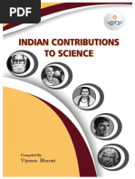 ENG - Indian Contributions To Science PDF | PDF | Alchemy | Science
