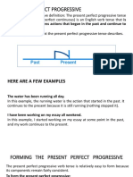 Present Perfect Progresive