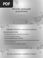 Second Language Acquisition