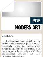 Modern Art Movements Overview
