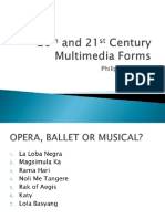 Grade 10 20th and 21st Multimedia Forms