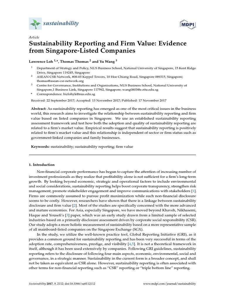 Sustainability 09 02112 PDF | PDF | Corporate Social Responsibility ...